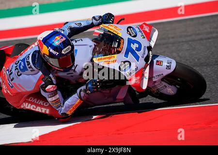 Mugello, Italien. Juni 2024. 01.06.2024, Autodromo Internazionale del Mugello, Mugello, MotoGP Grand Prix 2024, im Bild Alex Marquez aus Spanien, Gresini Racing Credit: dpa Picture Alliance/Alamy Live News Stockfoto