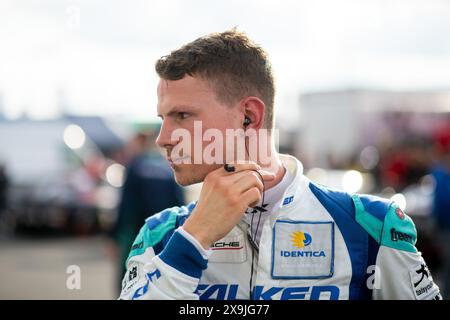 Nico Menzel (Falken Motorsports, Porsche 911 GT3 R 992, SP9, #44), GER, 52. ADAC Ravenol 24h Nürnberg, 24 Stunden Rennen Qualifikation, 31.05.2023 Foto: Eibner-Pressefoto/Michael Memmler Stockfoto