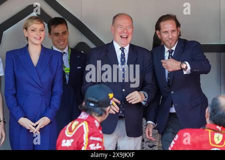 Montecarlo, Monaco. 26. Mai 2024. Prinz Alberto II. Von Monaco, während des GP Monaco, Formel 1, auf dem Circuit de Monaco. Quelle: Alessio Morgese/Alessio Morgese/Emage/Alamy Live News Stockfoto