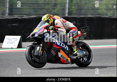 Mugello, Italien. 31. Mai 2024. Joan mir 36 Spanien Repsol Honda Team während Gran Premio dÂ&#x80;&#x99;Italia Brembo - Freies Training, MotoGP Weltmeisterschaft in Mugello, Italien, Mai 31 2024 Credit: Unabhängige Fotoagentur/Alamy Live News Stockfoto