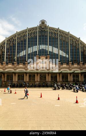 Busbahnhof Barcelona Nord, Barcelona, Katalonien, Spanien, Europa. Stockfoto