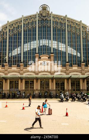 Busbahnhof Barcelona Nord, Barcelona, Katalonien, Spanien, Europa. Stockfoto