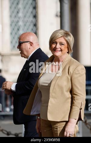 Roma, Italien. Juni 2024. Marina Calderone al ricevimento del Quirinale per la Festa della Repubblica - Politica - Roma, Italia - Sabato, 01 Giugno 2024 (Foto Cecilia Fabiano/LaPresse) Marina Calderone beim offiziellen Empfang zum Jahrestag der Republik im Quirinal Palace - Politik - Rom, Italien - Samstag, 01. Juni 2024 (Foto Cecilia Fabiano/LaPresse) Credit: LaPresse/Alamy Live News Stockfoto