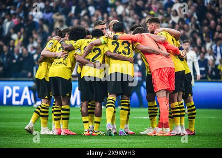 London, Großbritannien. Juni 2024. Borussia Dortmund eng, Borussia Dortmund vs. Real Madrid, Fussball, Champions League, Finale, Saison 2023/2024, 01.06.2024 Foto: Eibner-Pressefoto/Alamy Live News Stockfoto