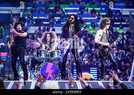 London, Großbritannien. Juni 2024. Lenny Kravitz eng, Borussia Dortmund vs. Real Madrid, Fussball, Champions League, Finale, Saison 2023/2024, 01.06.2024 Foto: Eibner-Pressefoto/Alamy Live News Stockfoto