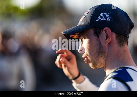 Olbia, Italie. Juni 2024. LOUKA Louis, Ford Puma Rally1, Porträt während der Rallye Italia Sardegna 2024, 6. Runde der WRC World Rallye Car Championship 2024, vom 30. Mai bis 2. Juni 2024 in Alghero, Sardegna - Foto Nikos Katikis/DPPI Credit: DPPI Media/Alamy Live News Stockfoto