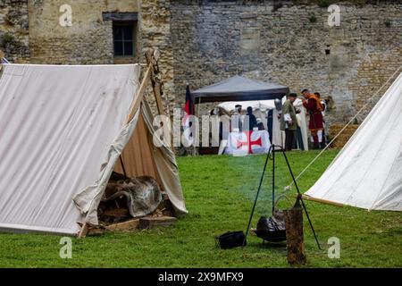 Chaussy, Frankreich. Juni 2024. Geschichte von Villarceaux am 1. Juni 2024 in der Domaine de Villarceaux in Chaussy, Frankreich. Quelle: Bernard Menigault/Alamy Live News Stockfoto