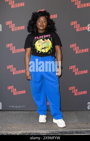 Gäste besuchen die Gala Love Lies Bleeding im Prince Charles Cinema am Leicester Square mit Susan Wokoma Where: London, United Kingdom Wann: 01 May 2024 Credit: Phil Lewis/WENN Stockfoto