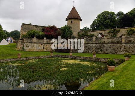 Chaussy, Frankreich. Juni 2024. Geschichte von Villarceaux am 1. Juni 2024 in der Domaine de Villarceaux in Chaussy, Frankreich. Quelle: Bernard Menigault/Alamy Live News Stockfoto