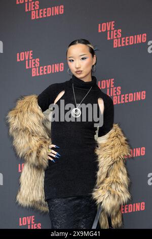 Gäste besuchen die Gala Love Lies Bleeding im Prince Charles Cinema am Leicester Square mit: Eelyse Ship Where: London, United Kingdom Wann: 01 May 2024 Credit: Phil Lewis/WENN Stockfoto