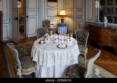 Chaussy, Frankreich. Juni 2024. Geschichte von Villarceaux am 1. Juni 2024 in der Domaine de Villarceaux in Chaussy, Frankreich. Quelle: Bernard Menigault/Alamy Live News Stockfoto