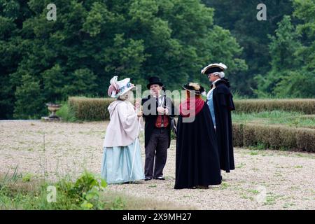 Chaussy, Frankreich. Juni 2024. Das legendäre Ballett von Ile de France spielt während der Geschichte von Villarceaux am 1. Juni 2024 in der Domaine de Villarceaux in Chaussy, Frankreich. Quelle: Bernard Menigault/Alamy Live News Stockfoto