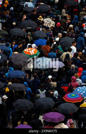 Roland Garros, 1. Juni 2024: Regentage während der French Open 2024. Corleve/Mark Peterson Stockfoto