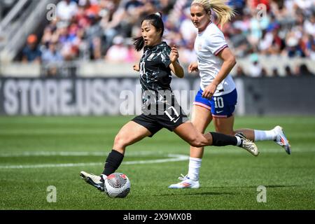 Commerce City, Usa. Juni 2024. Commerce City, Vereinigte Staaten, 1. Juni 2024: Lee Youngju (17 Republik Korea) während der internationalen Freundschaft zwischen den Vereinigten Staaten und der Republik Korea im DICK's Sporting Goods Park in Commerce City, CO, Vereinigte Staaten (NUR REDAKTIONELLE VERWENDUNG). (Rebekah Wynkoop/SPP) Credit: SPP Sport Press Photo. /Alamy Live News Stockfoto