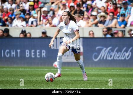 Commerce City, Usa. Juni 2024. Commerce City, Vereinigte Staaten, 1. Juni 2024: Tierna Davidson (12 Vereinigte Staaten) während der internationalen Freundschaft zwischen den Vereinigten Staaten und Korea im DICK's Sporting Goods Park in Commerce City, CO, USA (NUR REDAKTIONELLE VERWENDUNG). (Rebekah Wynkoop/SPP) Credit: SPP Sport Press Photo. /Alamy Live News Stockfoto