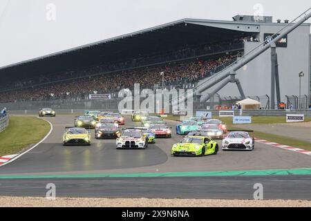 Motorsport, ADAC Ravenol 24H Rennen Nürnberg, Nürnberg, 30.05.2024 - 02.06.2024, Samstag 01.06.2024 Foto: Eibner-Pressefoto/Jürgen Augst Stockfoto