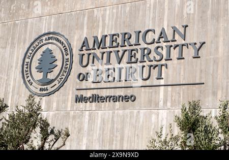 Die neue amerikanische Universität Beirut – Mediterraneo Campus, Paphos, Republik Zypern. Stockfoto