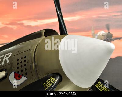 Flugzeug im Museum of Flight in Seattle, Washington Stockfoto