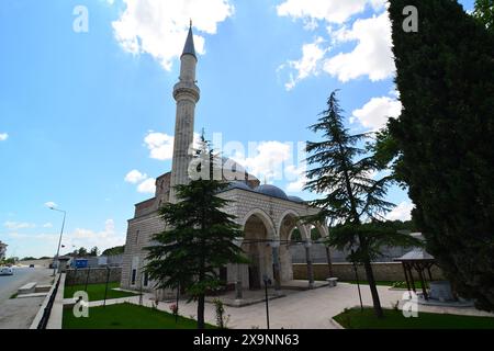 Die Suleymaniye-Moschee in Edirne wurde im 15. Jahrhundert erbaut. Stockfoto