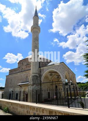 Die Suleymaniye-Moschee in Edirne wurde im 15. Jahrhundert erbaut. Stockfoto