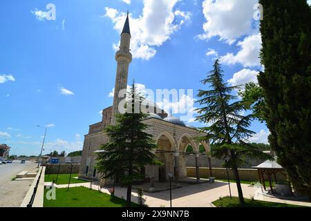 Die Suleymaniye-Moschee in Edirne wurde im 15. Jahrhundert erbaut. Stockfoto