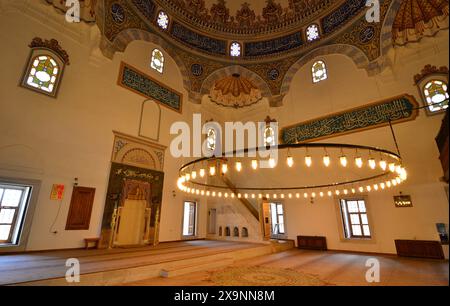 Die Suleymaniye-Moschee in Edirne wurde im 15. Jahrhundert erbaut. Stockfoto