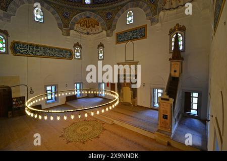 Die Suleymaniye-Moschee in Edirne wurde im 15. Jahrhundert erbaut. Stockfoto