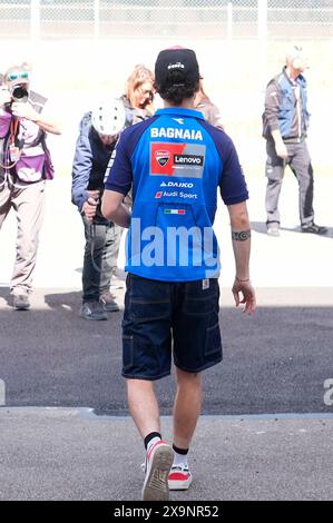 Mugello, Italien. Juni 2024. 02.06.2024, Autodromo Internazionale del Mugello, Mugello, MotoGP Grand Prix 2024, im Bild Francesco Bagnaia aus Italien, Ducati Lenovo Team Credit: dpa/Alamy Live News Stockfoto