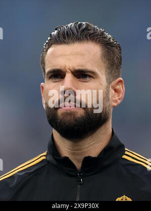 London, Großbritannien. Juni 2024. Nacho Fernandez von Real Madrid während des Spiels der UEFA Champions League im Wembley Stadium in London. Der Bildnachweis sollte lauten: David Klein/Sportimage Credit: Sportimage Ltd/Alamy Live News Stockfoto