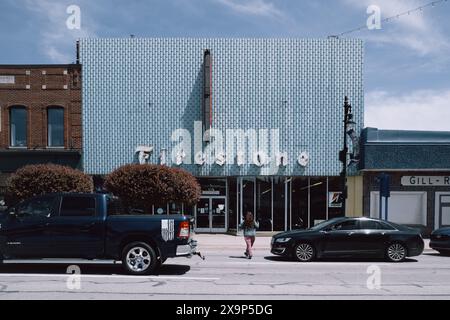 Firestone Reifenladen in der Innenstadt von Port Huron Michigan USA Stockfoto