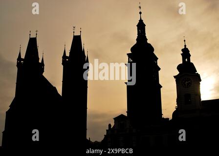 Kathedrale des Heiligen Geistes von Hradec Kralove, Tschechische Republik Stockfoto