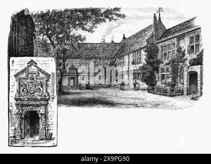 William Wilberforce's Schule für Blinde. Schwarz-weiß-Illustration aus unserem eigenen Land Band III, veröffentlicht von Cassell, Petter, Galpin & Co. Im späten 19. Jahrhundert. Stockfoto