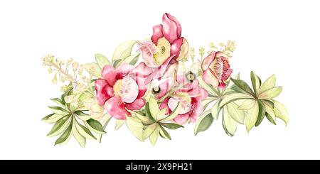 Rosafarbene Blumen. Stockfoto