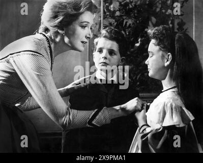 Deborah Kerr, Martin Stephens, Pamela Franklin, am Set des Films „die Unschuldigen“, 20. Jahrhundert-Fox, 1961 Stockfoto