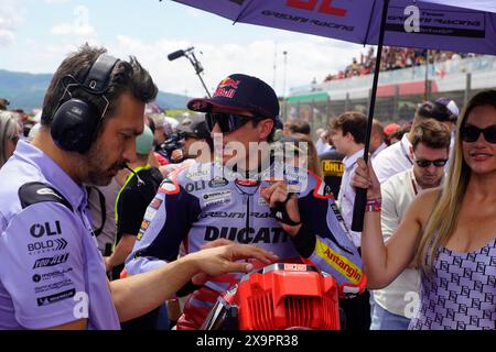 Mugello, Italien. Juni 2024. Foto Alessandro La Rocca/LaPresse 02-06-2024, GRAN PREMIO D'ITALIA Brembo Sport-Motociclismo-Motomondiale GRAN PREMIO D'ITALIA Brembo- Autodromo Internazionale del Mugello- 2024-MotoGP- Gara im Foto: Foto Alessandro La Rocca/ Credit: LaPresse/Alamy Live News Stockfoto