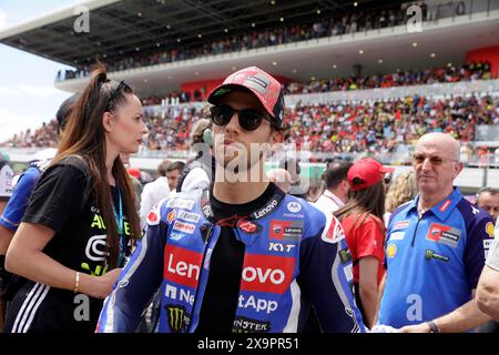 Mugello, Italien. Juni 2024. Foto Alessandro La Rocca/LaPresse 02-06-2024, GRAN PREMIO D'ITALIA Brembo Sport-Motociclismo-Motomondiale GRAN PREMIO D'ITALIA Brembo- Autodromo Internazionale del Mugello- 2024-MotoGP- Gara im Foto: Foto Alessandro La Rocca/ Credit: LaPresse/Alamy Live News Stockfoto