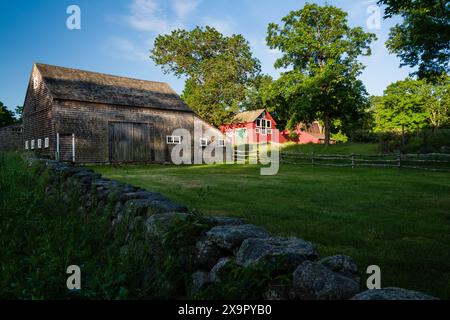 Weir Barn & Weir Studio Weir Farm National Historical Park   Ridgefield, Connecticut, USA Stockfoto