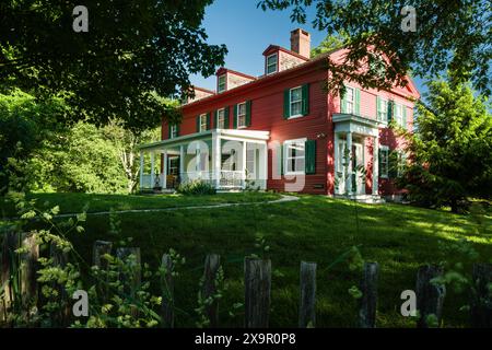 Weir House Weir Farm National Historical Park   Ridgefield, Connecticut, USA Stockfoto