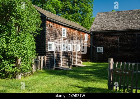 Weir Barn Weir Farm National Historical Park   Ridgefield, Connecticut, USA Stockfoto