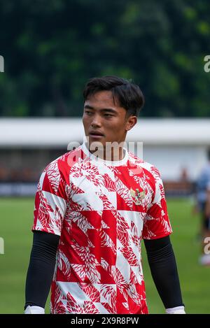 Jakarta, Indonesien, 02. Juni 2024 ERNANDO ARI SUTARYADI Training Session vor dem TRAININGSSPIEL Indonesia VS Tansania im Madya Stadium (Stadion Madya) am 02. Juni 2024 in Jakarta Indonesien, Credit Shaquille Fabri/Alamy Stockfoto