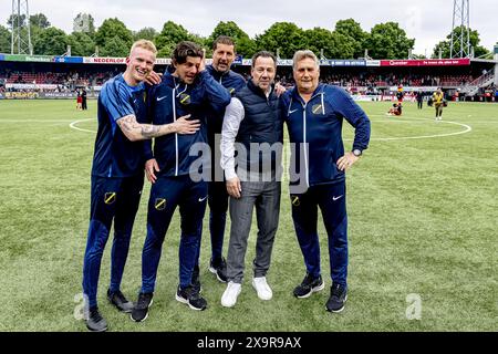 ROTTERDAM, Niederlande. Juni 2024. Football, Van Donge & de Roo Stadion, Keuken Kampioen Divisie, Saison 2023/2024, während des Spiels Excelsior - NAC (Play off), technisches Personal Credit: Pro Shots/Alamy Live News Stockfoto