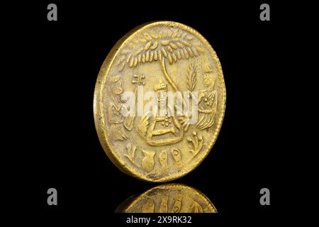 Eine Sikh-Tempel-Münze/Token Stockfoto