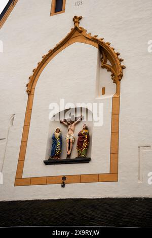 Marktkirche St. Gangolf in Trier. Stockfoto