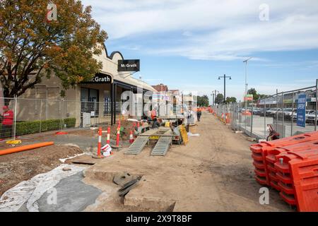 Scone ist die Hauptstadt des Pferderennsports in Australien, NSW, Australien Stockfoto