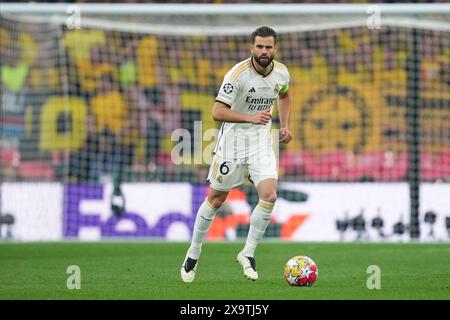 London, Großbritannien. Juni 2024. Während des UEFA Champions League-Endspiels zwischen Borussia Dortmund und Real Madrid spielte am 1. Juni 2024 im Wembley Stadium in London. (Foto: Bagu Blanco/PRESSINPHOTO) Credit: PRESSINPHOTO SPORTS AGENCY/Alamy Live News Stockfoto