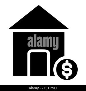 Die Symbolgruppe „Sales“ im Glyph-Stil enthält minimalistische Symbole wie Einkaufswagen, Preisschild, Verkaufsdiagramm, Kasse, Bargeld, Rabatt, s Stock Vektor