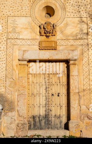 Escudo de los Zaforteza, Galatzó, Calviá, Sierra de Tramuntana, Mallorca, Balearen, Spanien Stockfoto