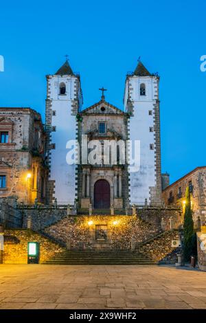 Kirche San Francis Xaviar (Iglesia de San Francisco Javier), Caceres, Extremadura, Spanien Stockfoto