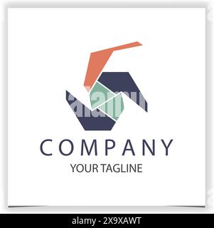 Vektor Zombie Hand Logo Design Vorlage Stock Vektor