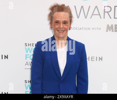 Kerry Davis nimmt an den Women's Football Awards 2024 am Marriott Grosvenor Square in Mayfair Teil. Stockfoto